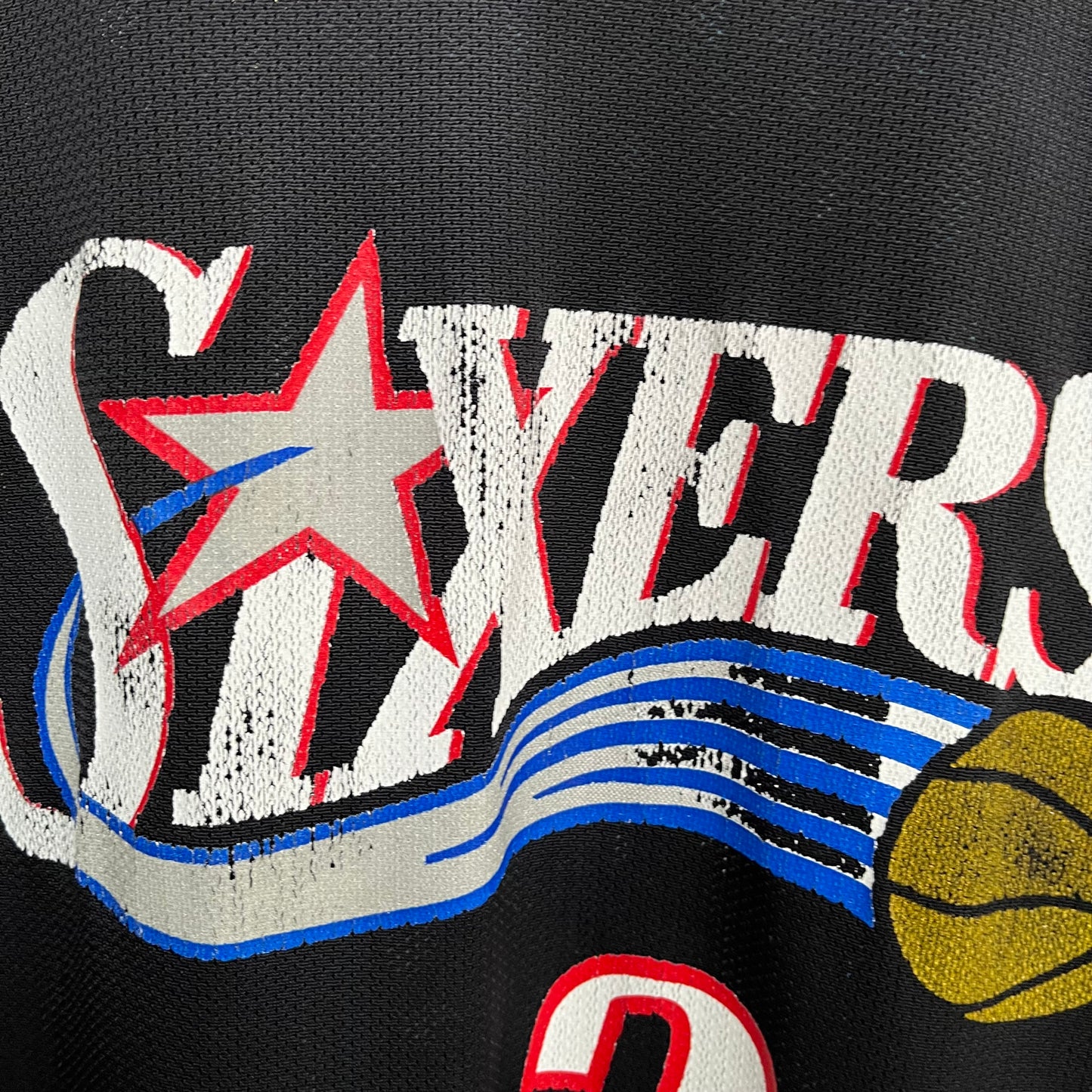 Vintage Champion 76ers Iverson Jersey - Size 44