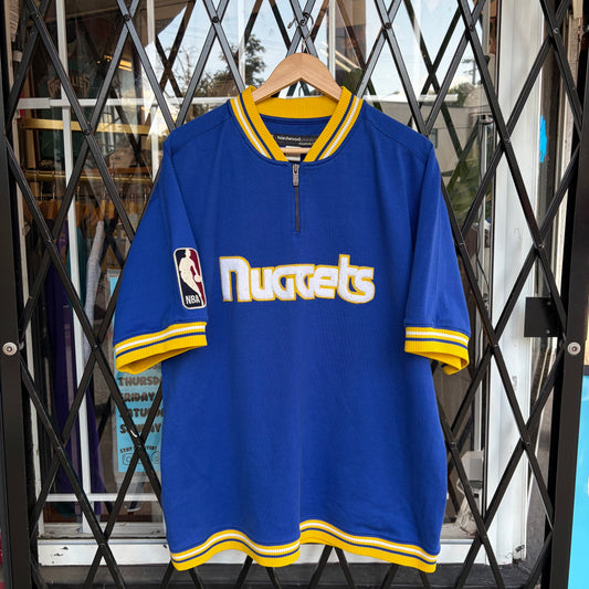 Vintage HWC Reebok Denver Nuggets Warm Up Jersey - Size XL