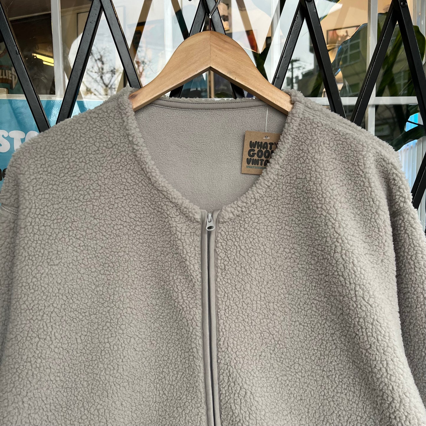 Fleece Zip Up Jacket - Size L