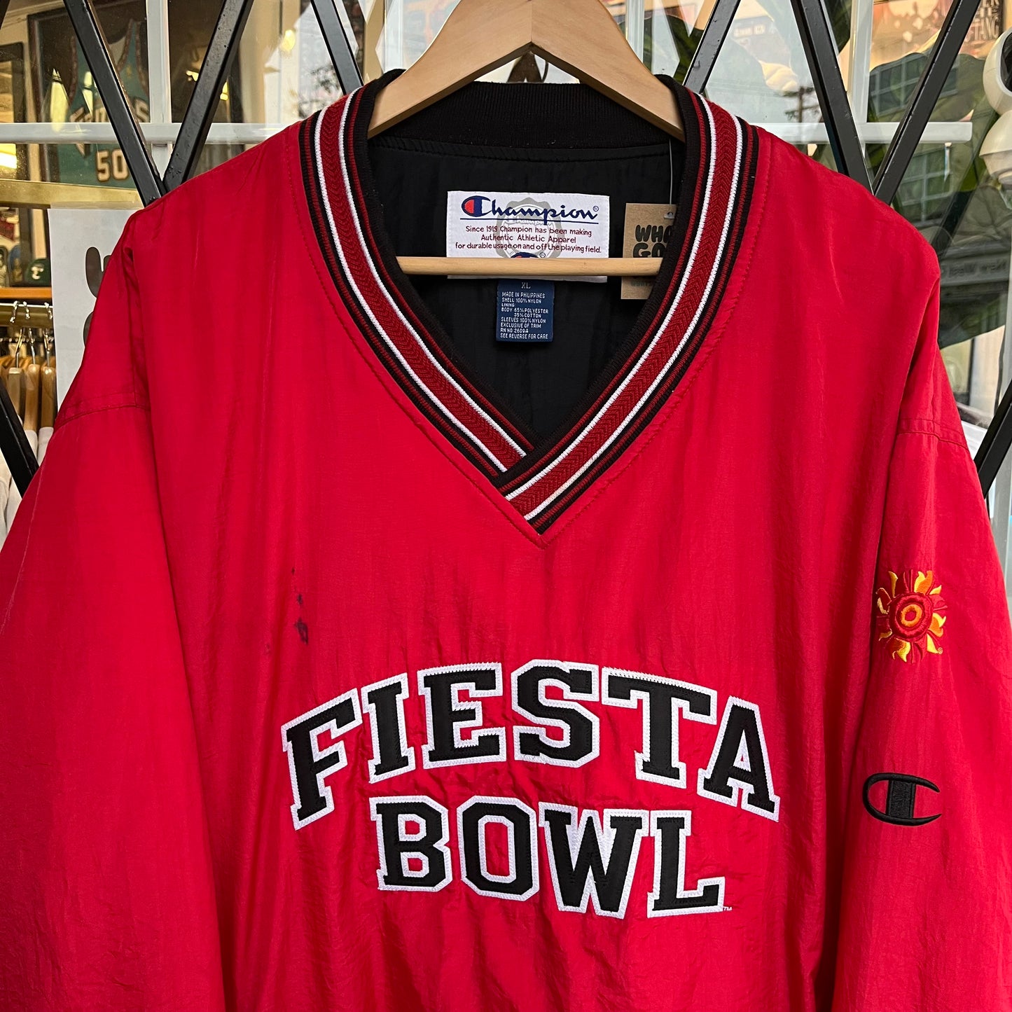 Vintage Champion Fiesta Bowl Pullover Windbreaker - Size XL