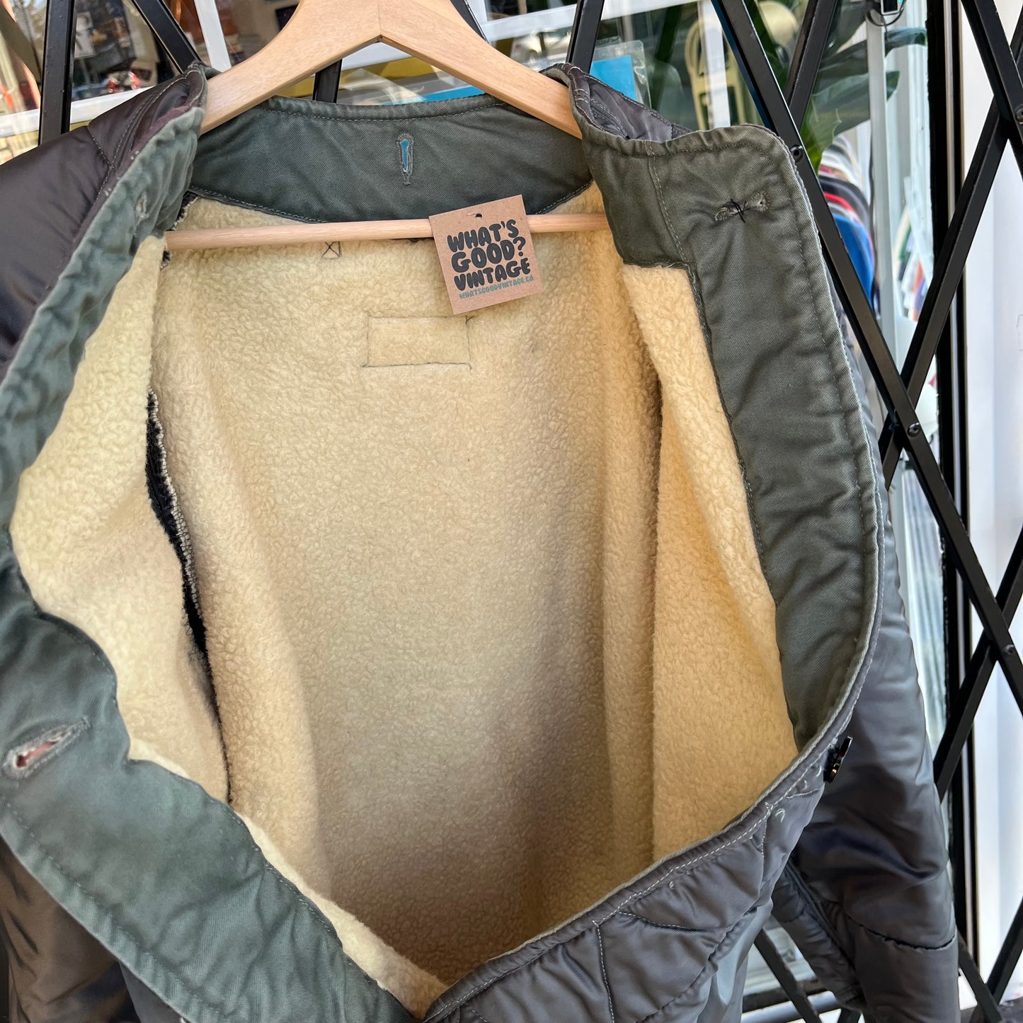 Vintage USAF Wool Liner Jacket - Size M