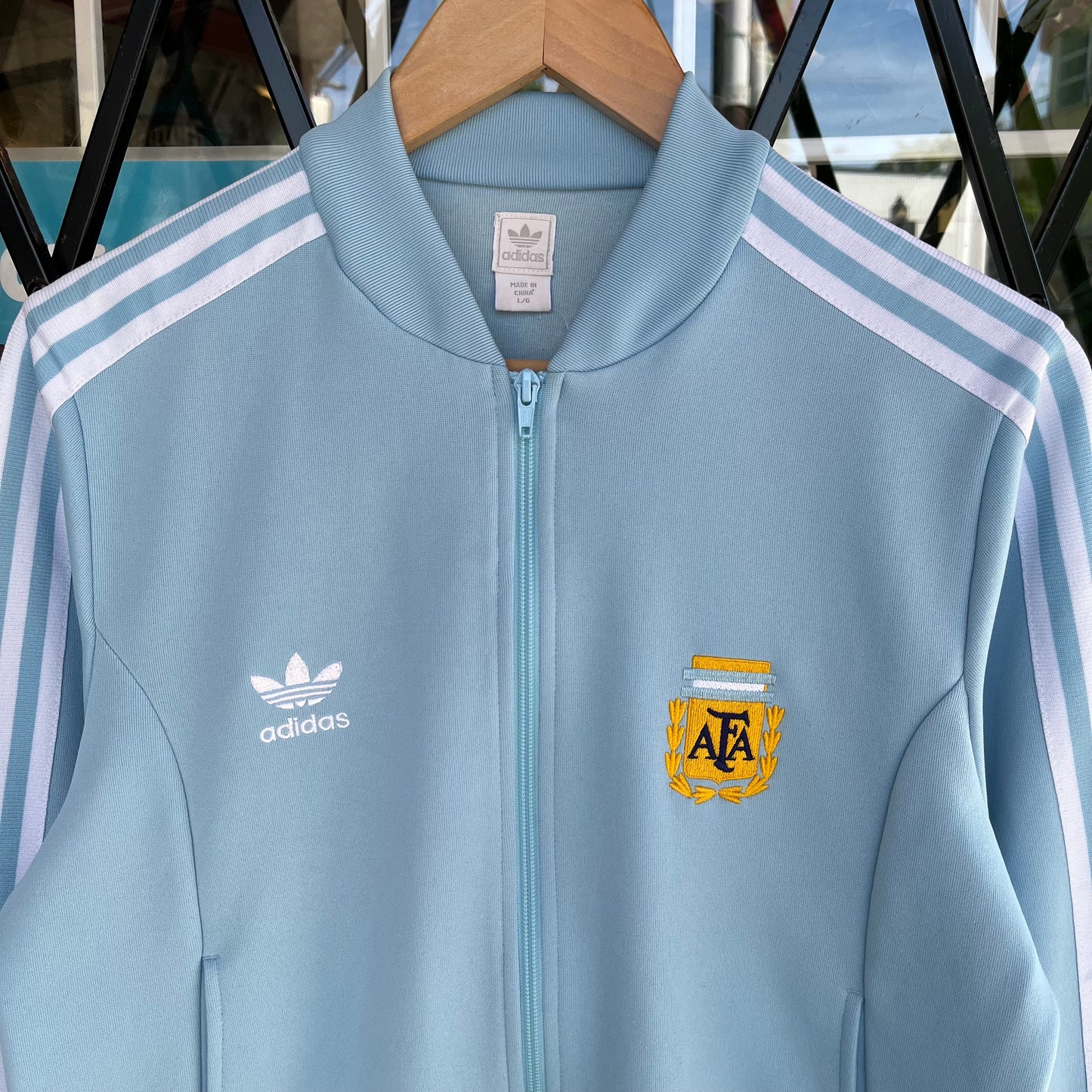 Retro Adidas Argentina World Cup Zip Up Jacket - Size women’s L