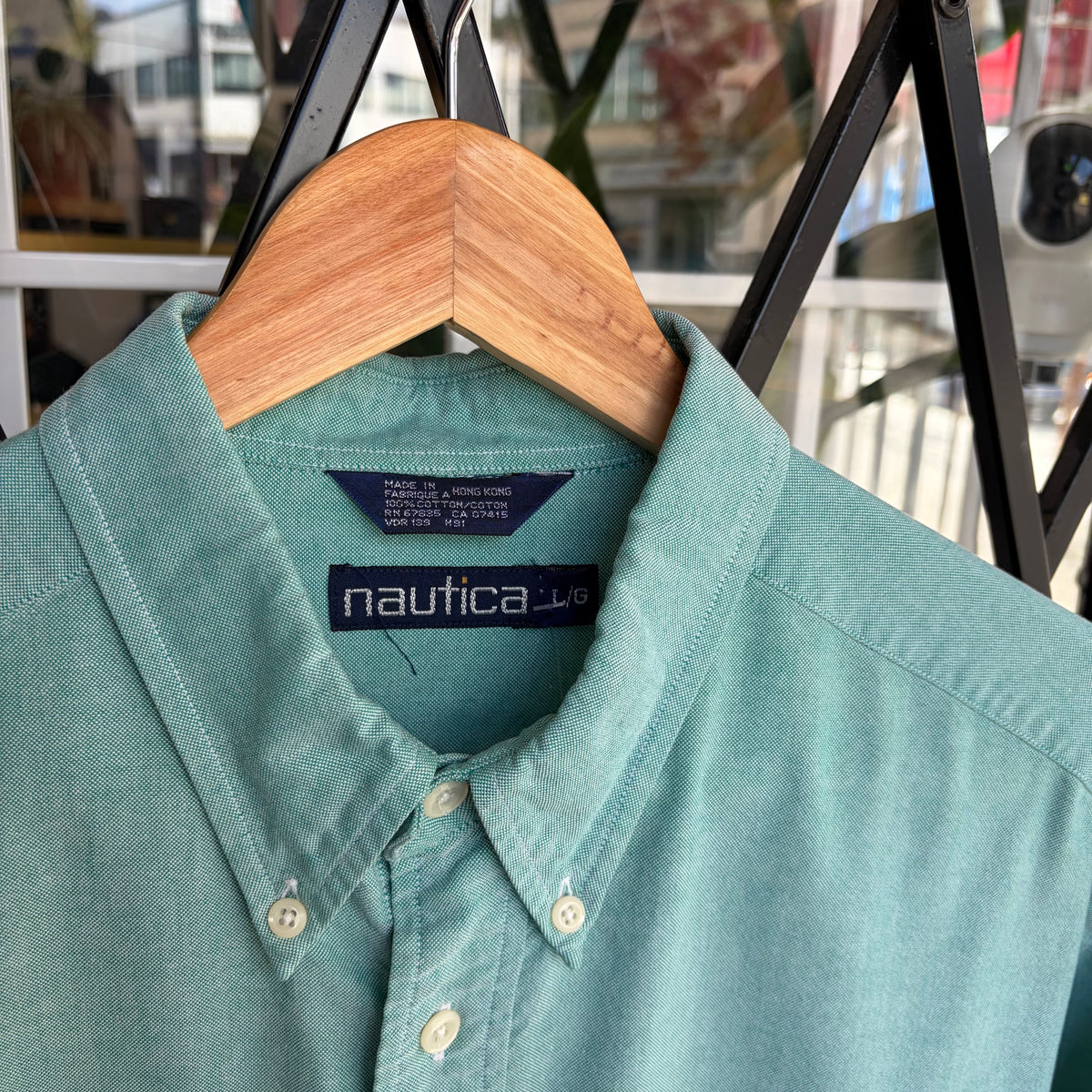 Vintage Nautica Button Up Shirt - Size L