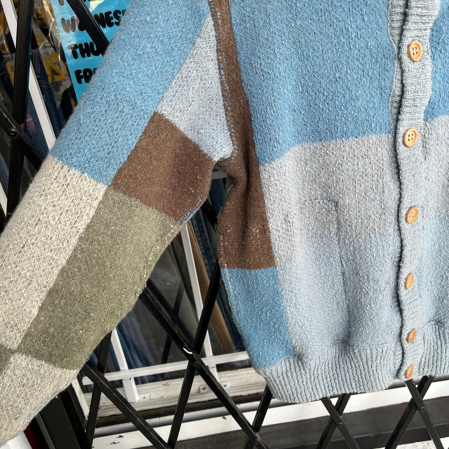 Vintage Reversible Knit Cardigan -  Size Women’s M