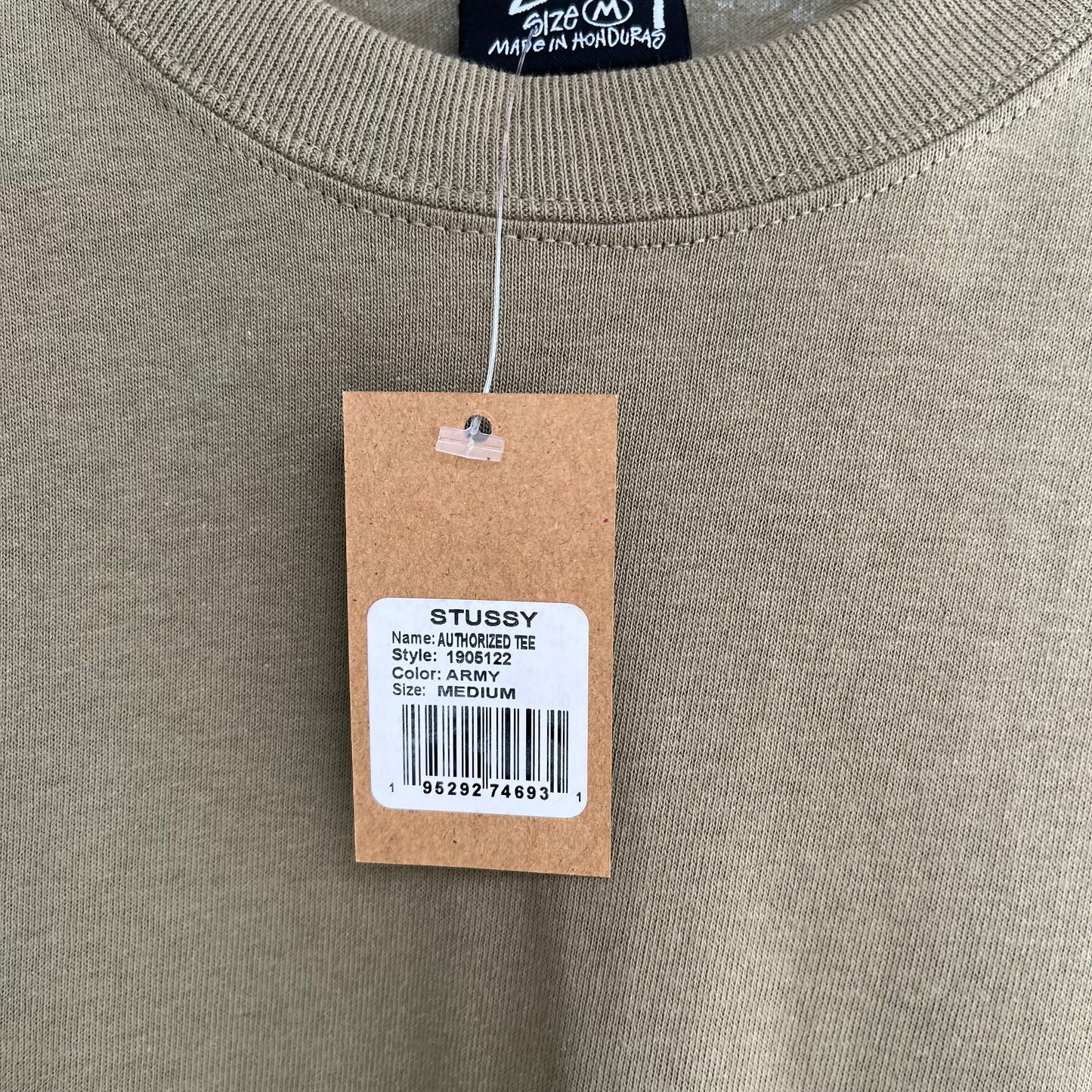 Stussy Authorized Tee Army - Size M