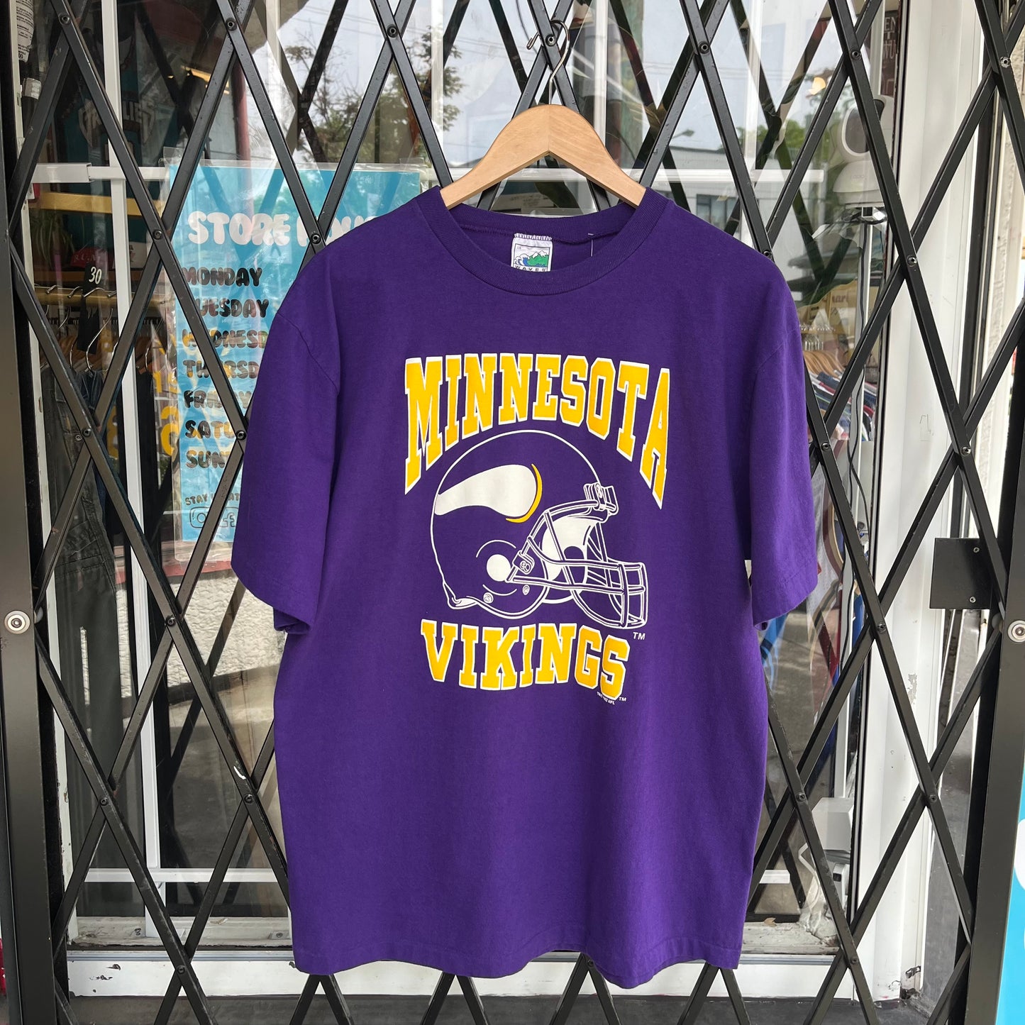 1992 Minnesota Vikings Tee - Size L