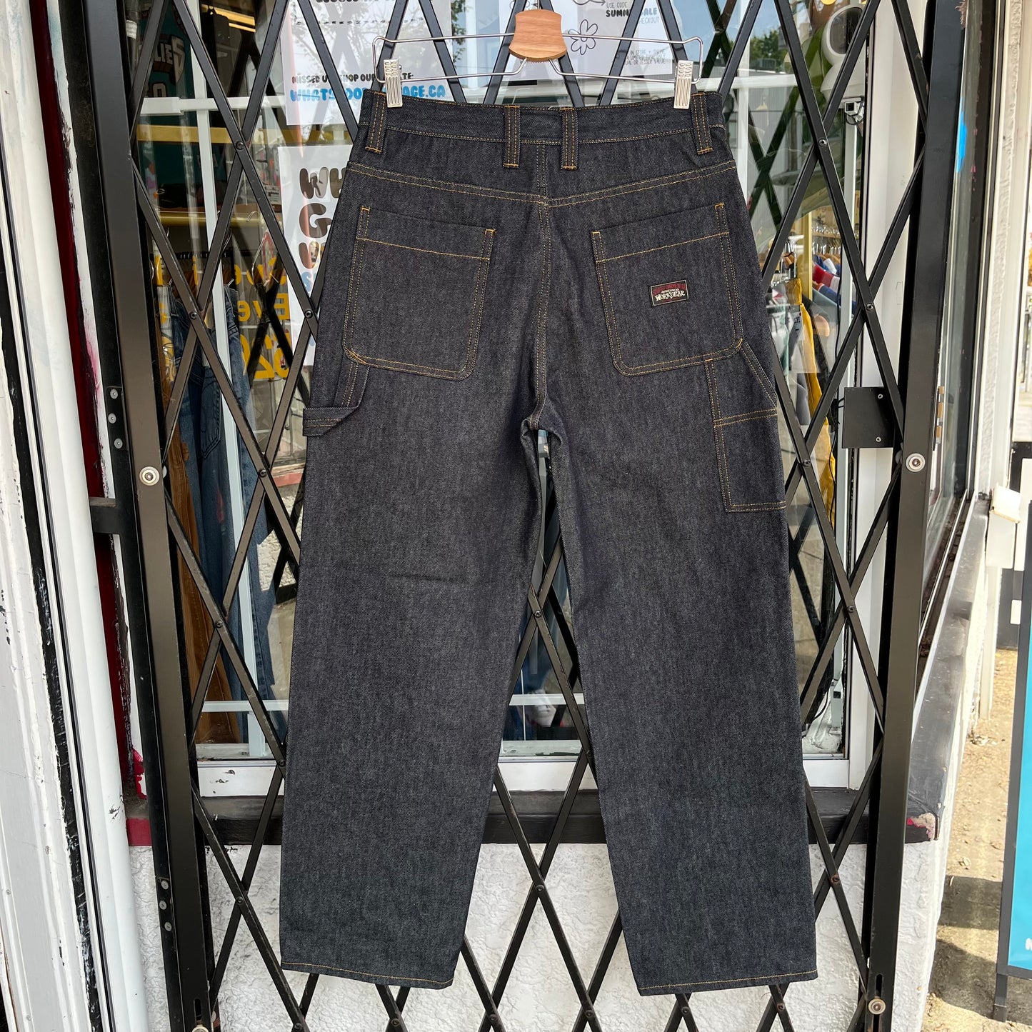 Stussy Work Gear Carpenter Denim Pant 14oz - Size 30W