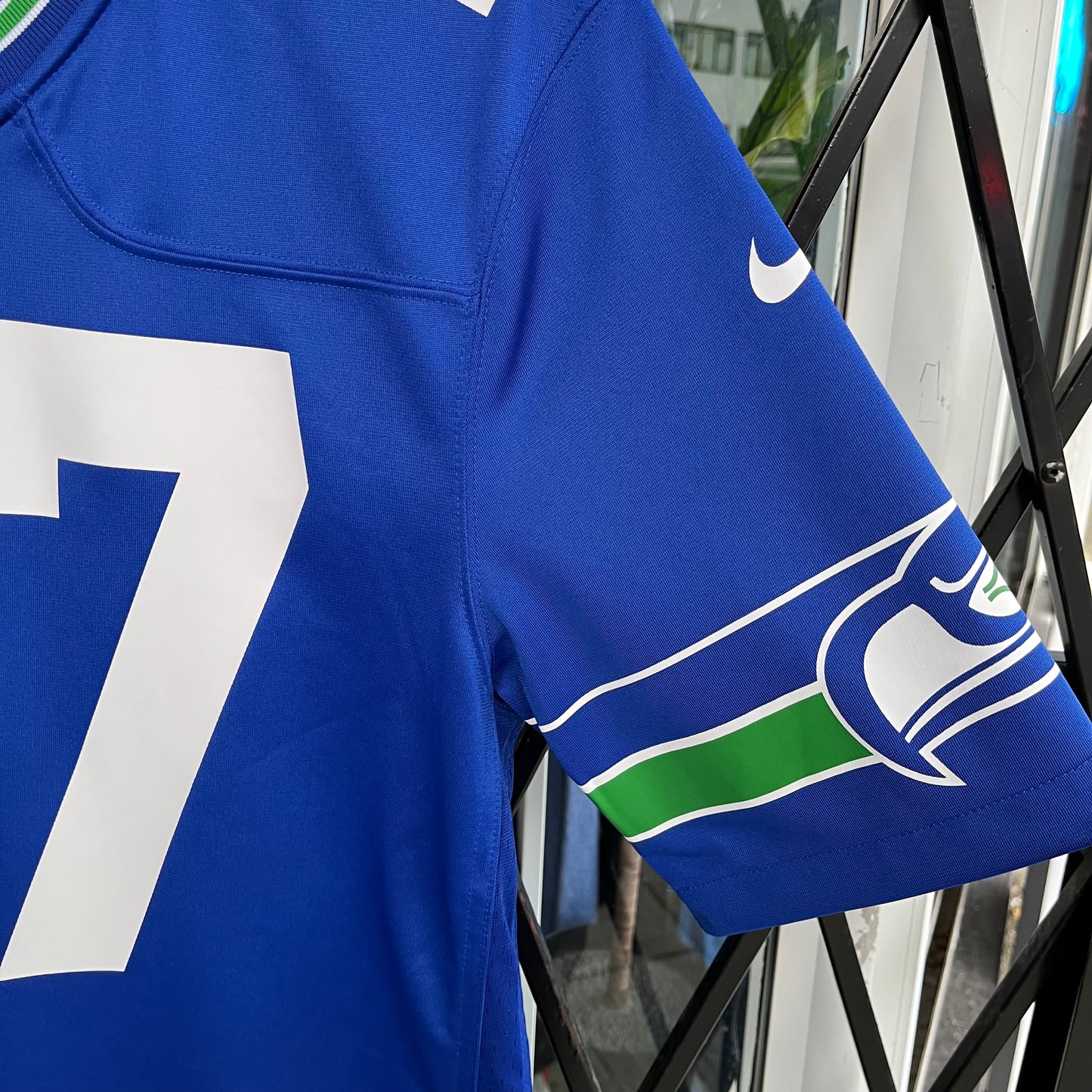 Nike Seattle Seahawks Throwback Riq Woolen Jersey - Size M