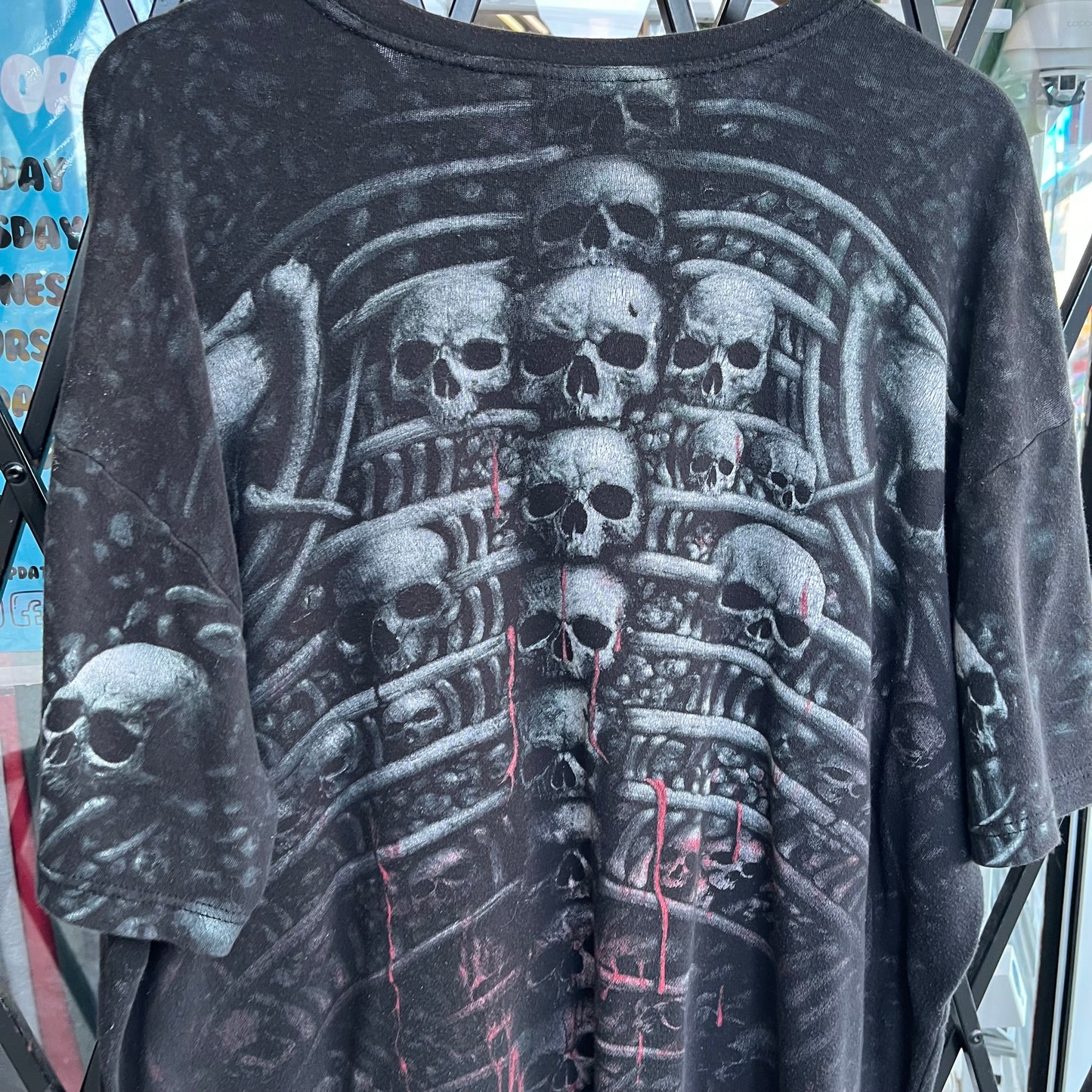 Y2K Bloody Skulls Tee - Size XXL