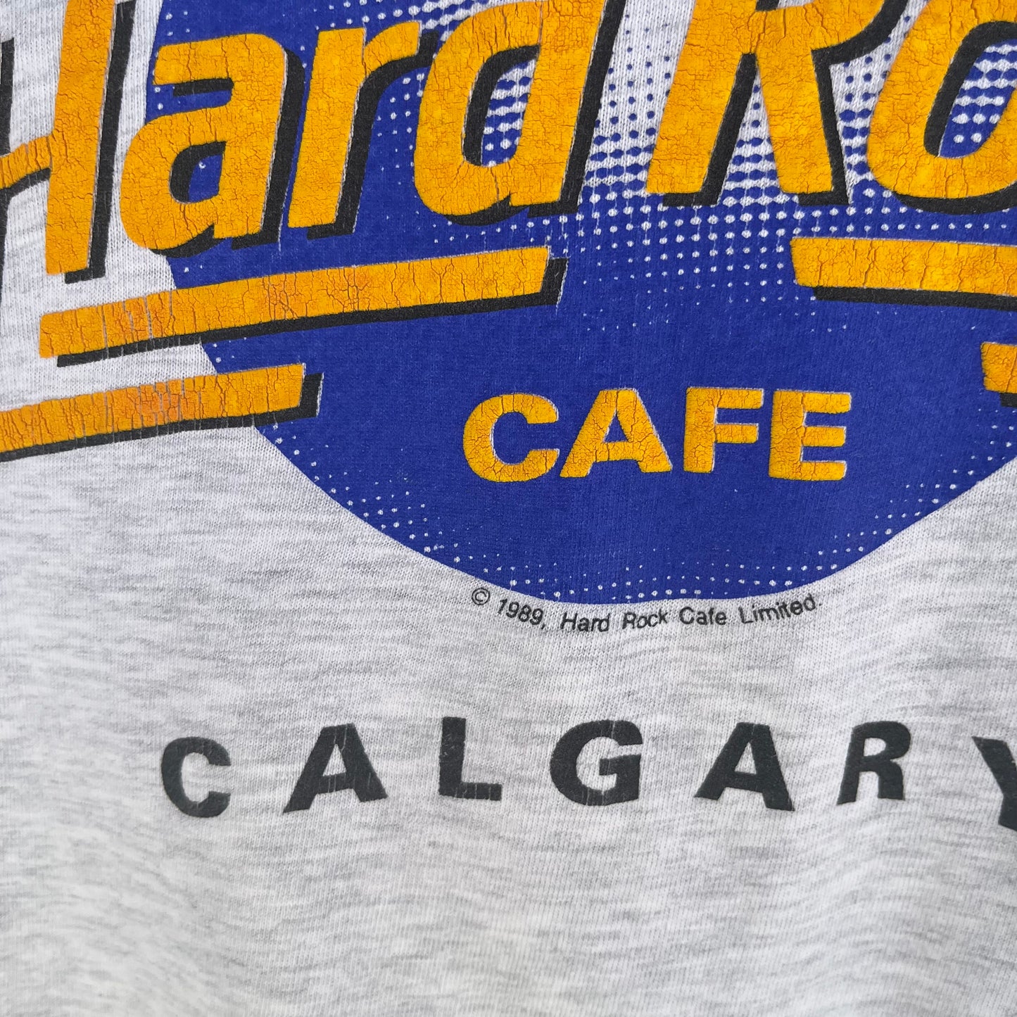 1989 Hard Rock Cafe Calgary Tee - Size XL