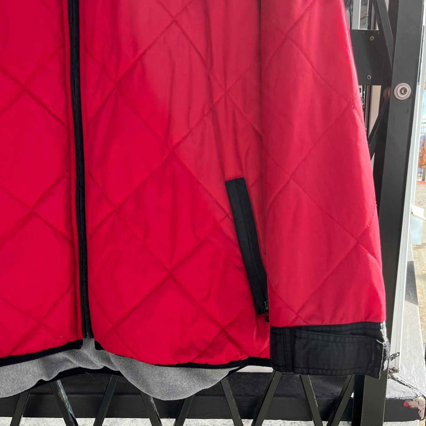 Vintage Nike Quilted Fleece Lined Jacket - Size L