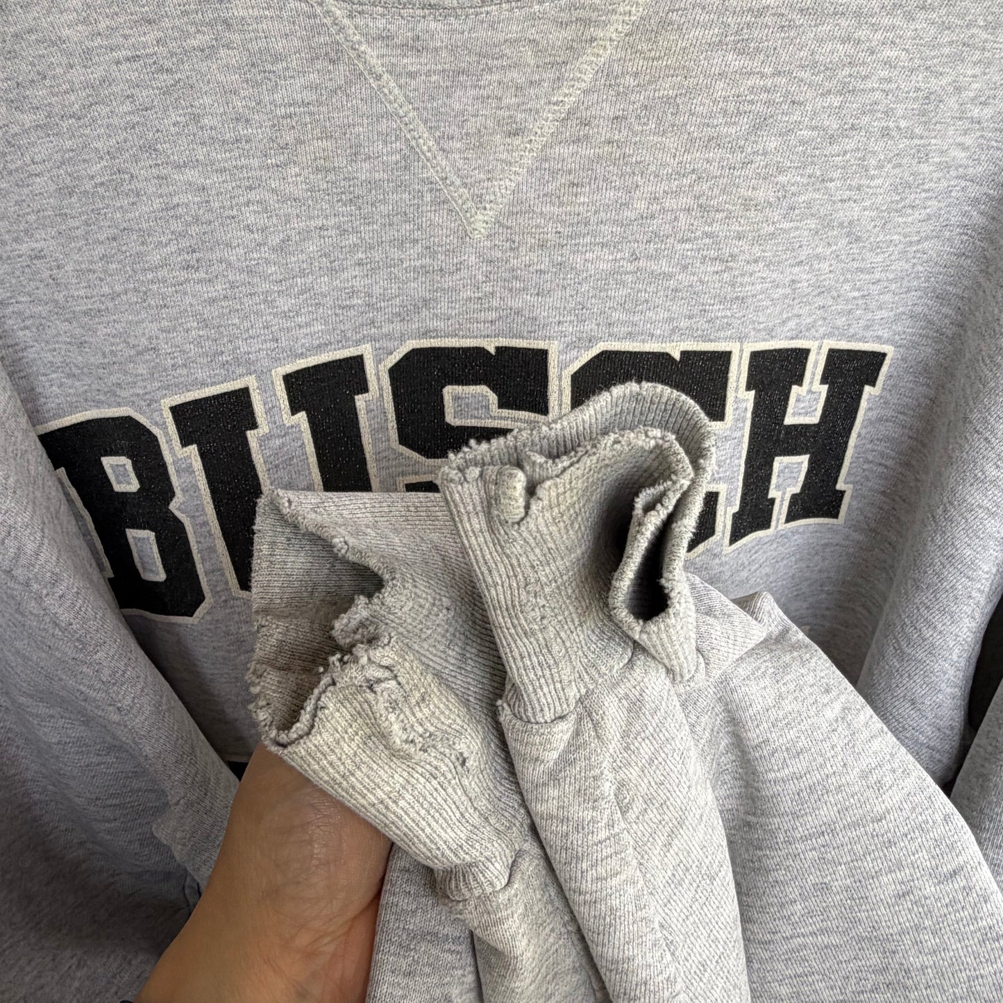 Vintage Champion Busch Crewneck - Size XL