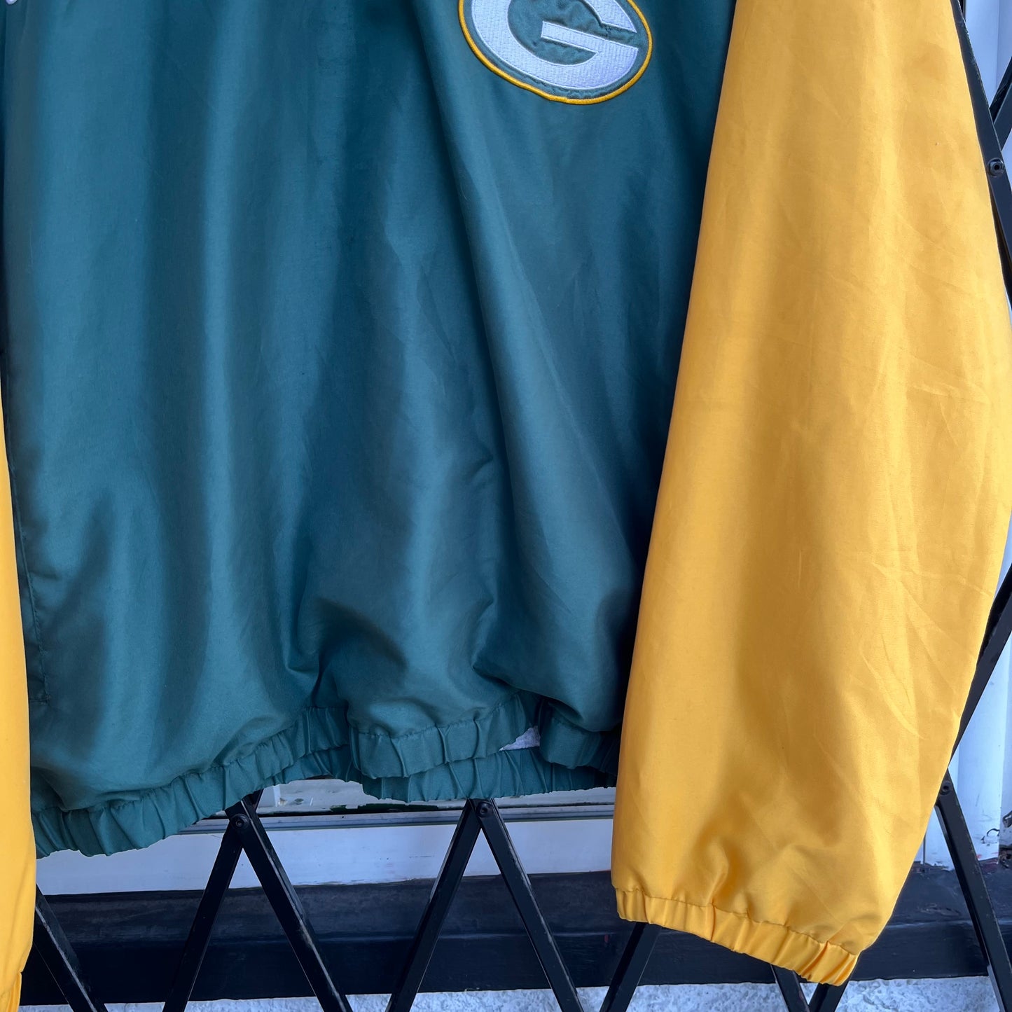 Vintage Green Bay Packers Pullover Windbreaker - Size XL