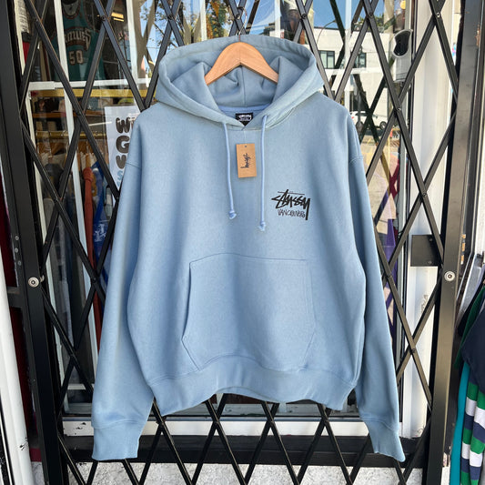 Stussy Vancouver Stock Hoodie Slate - Size L