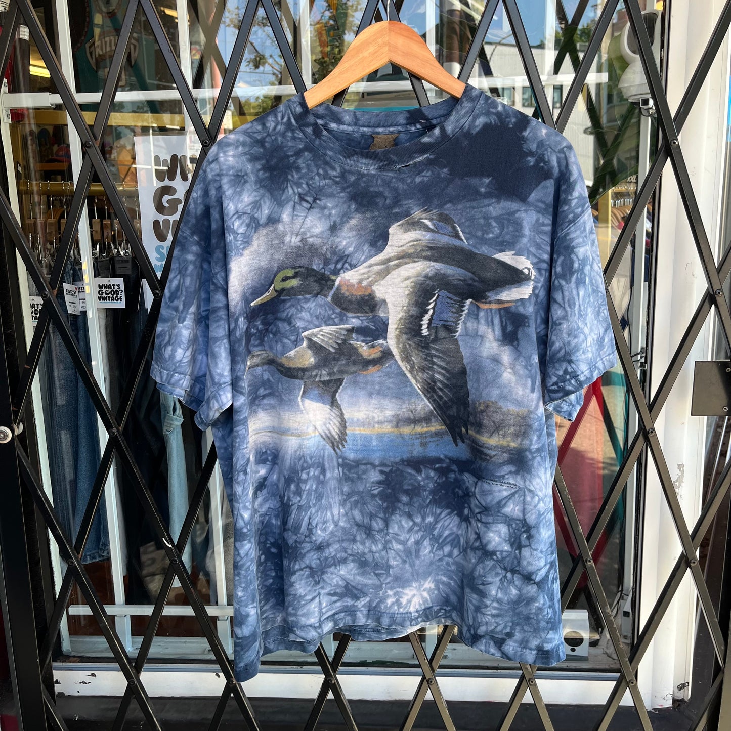 1998 Tie Dye Duck Tee - Size L