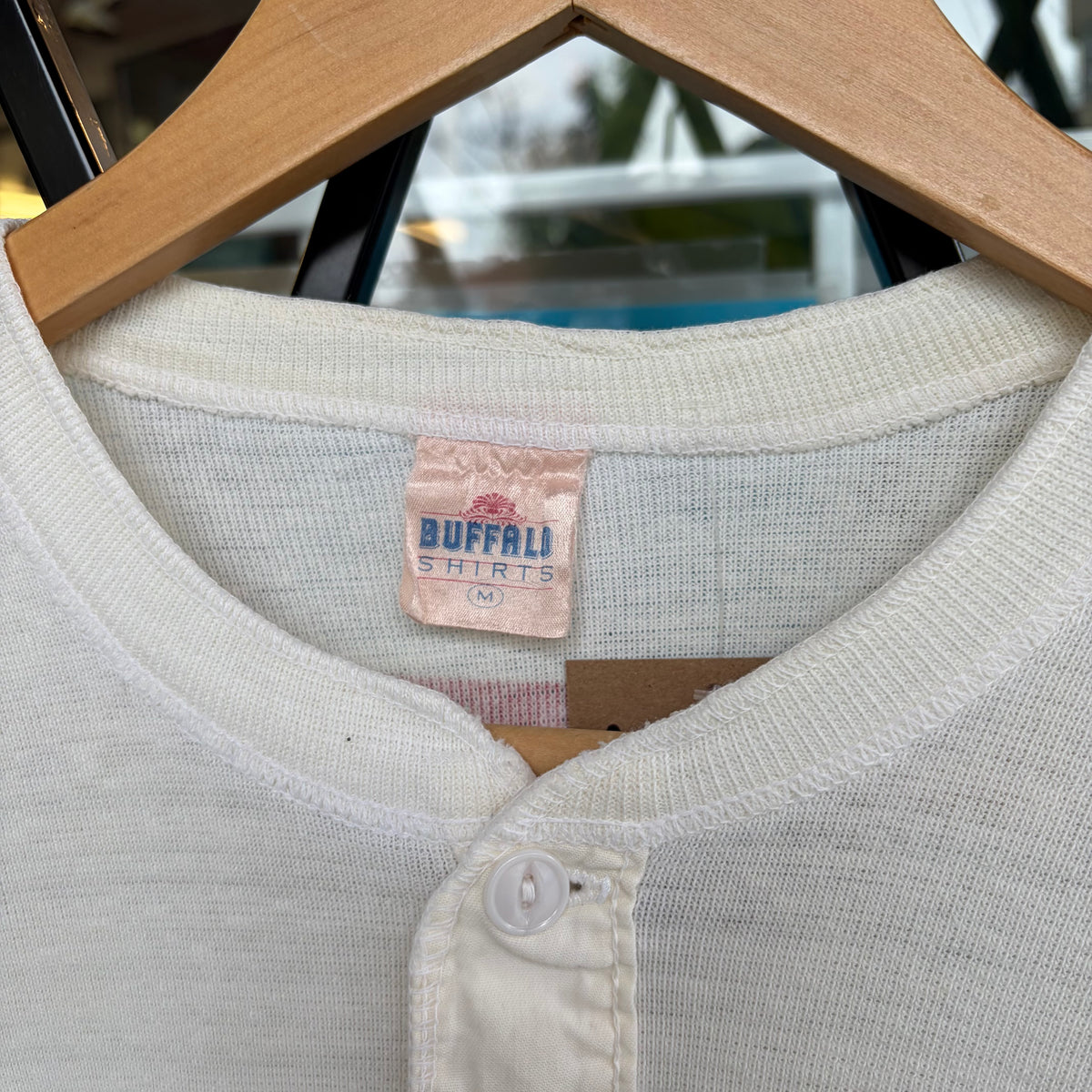 1980’s Pilsner Henley Shirt - Size M