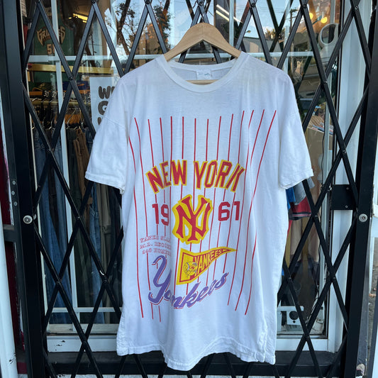 Vintage New York Yankees Sleeping Shirt - Size Womens L