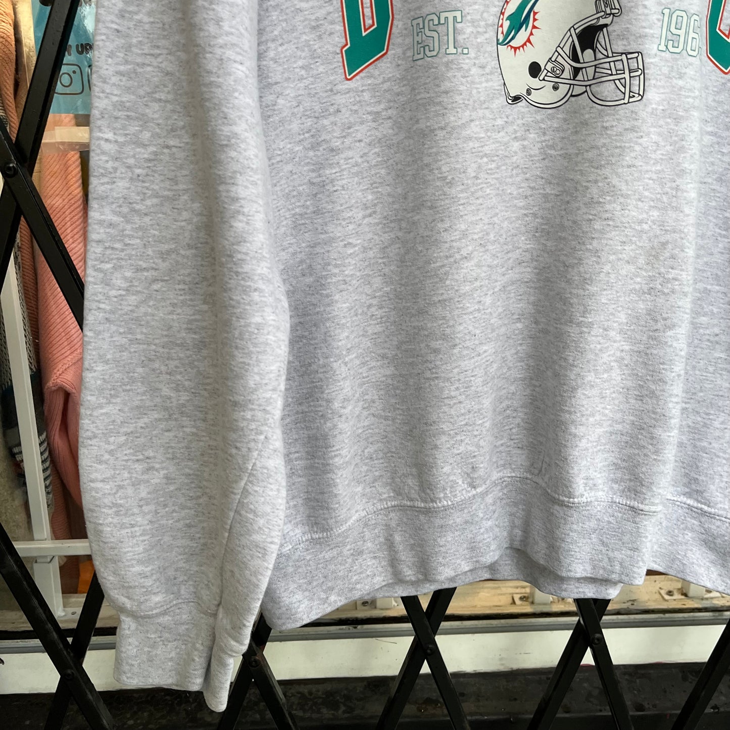 Newer Miami Dolphins Crewneck- Size L