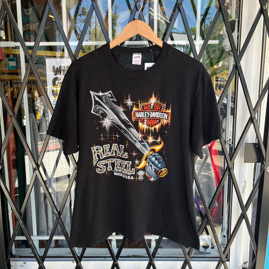 1980’s Harley Davidson Real Steel Tee - Size XL