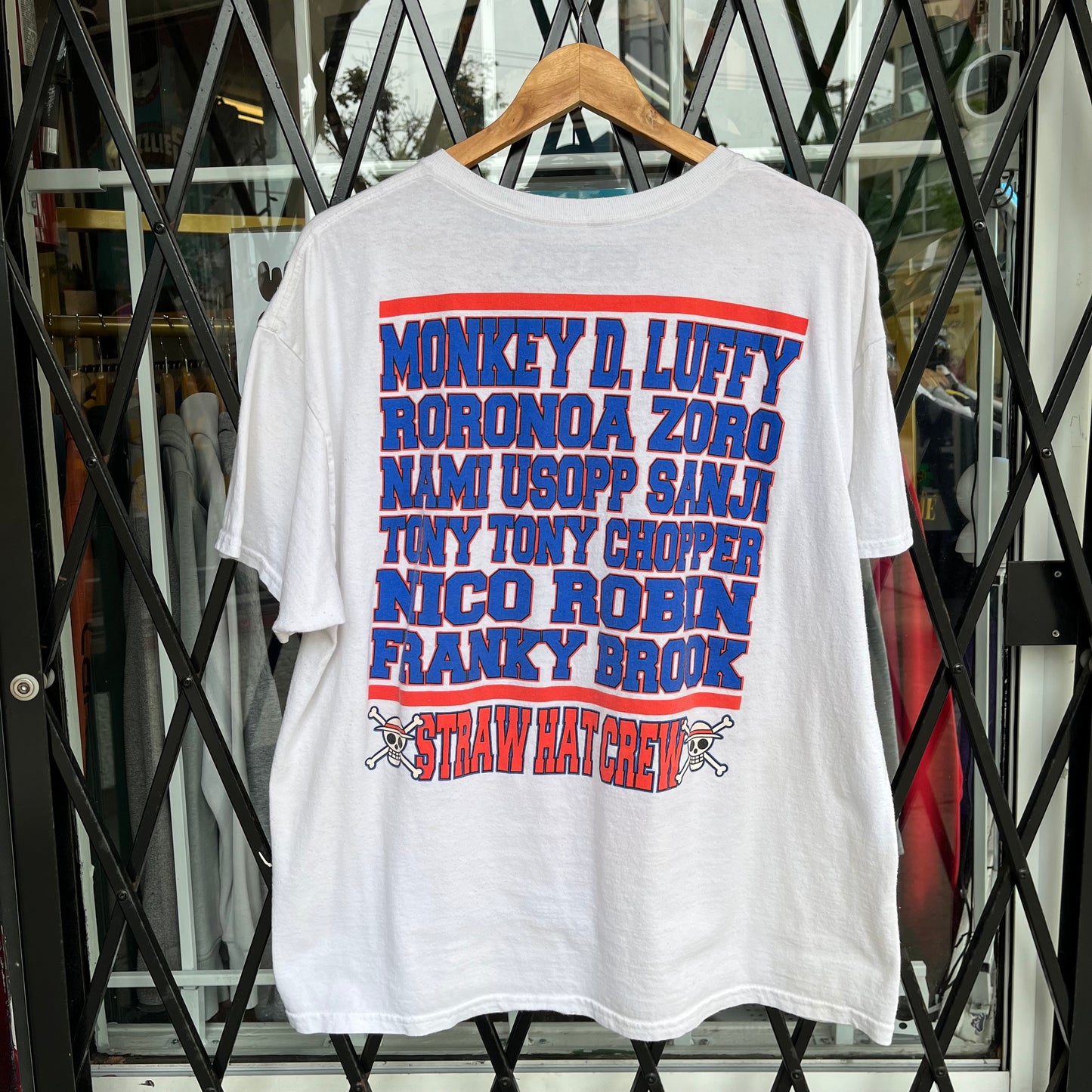 One Piece Straw Hat Crew Tee - Size XL