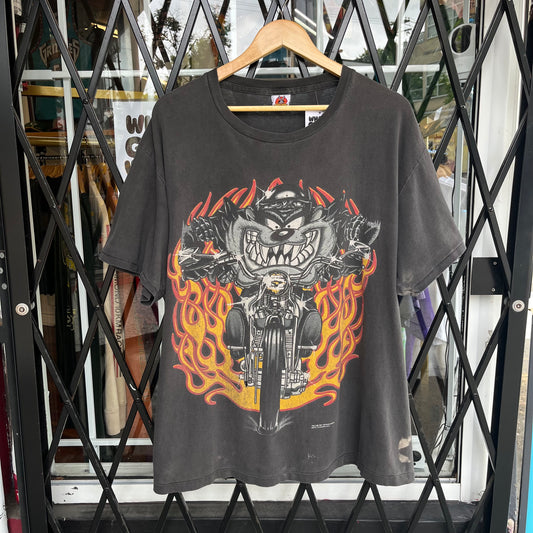 Distressed 1997 Harley Davidson x Taz Tee - Size XL