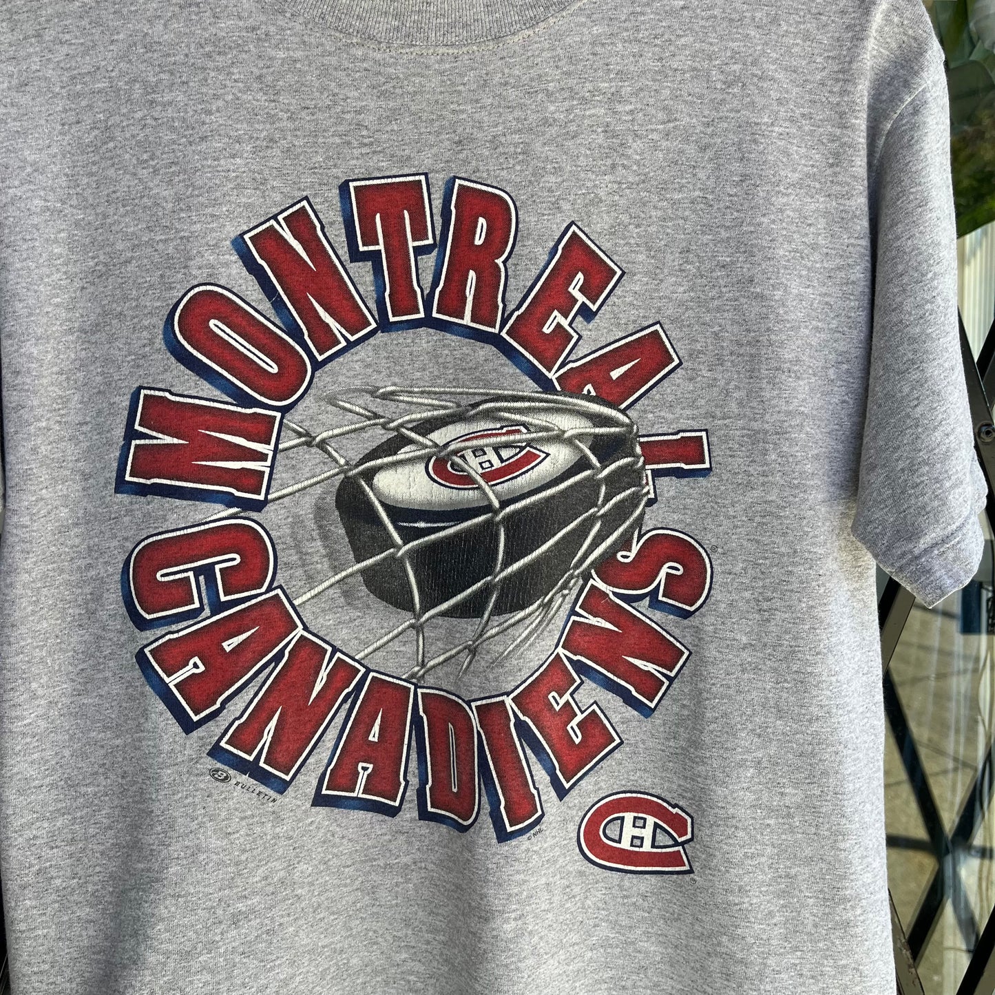 Vintage Montreal Canadiens Tee - Size Youth L