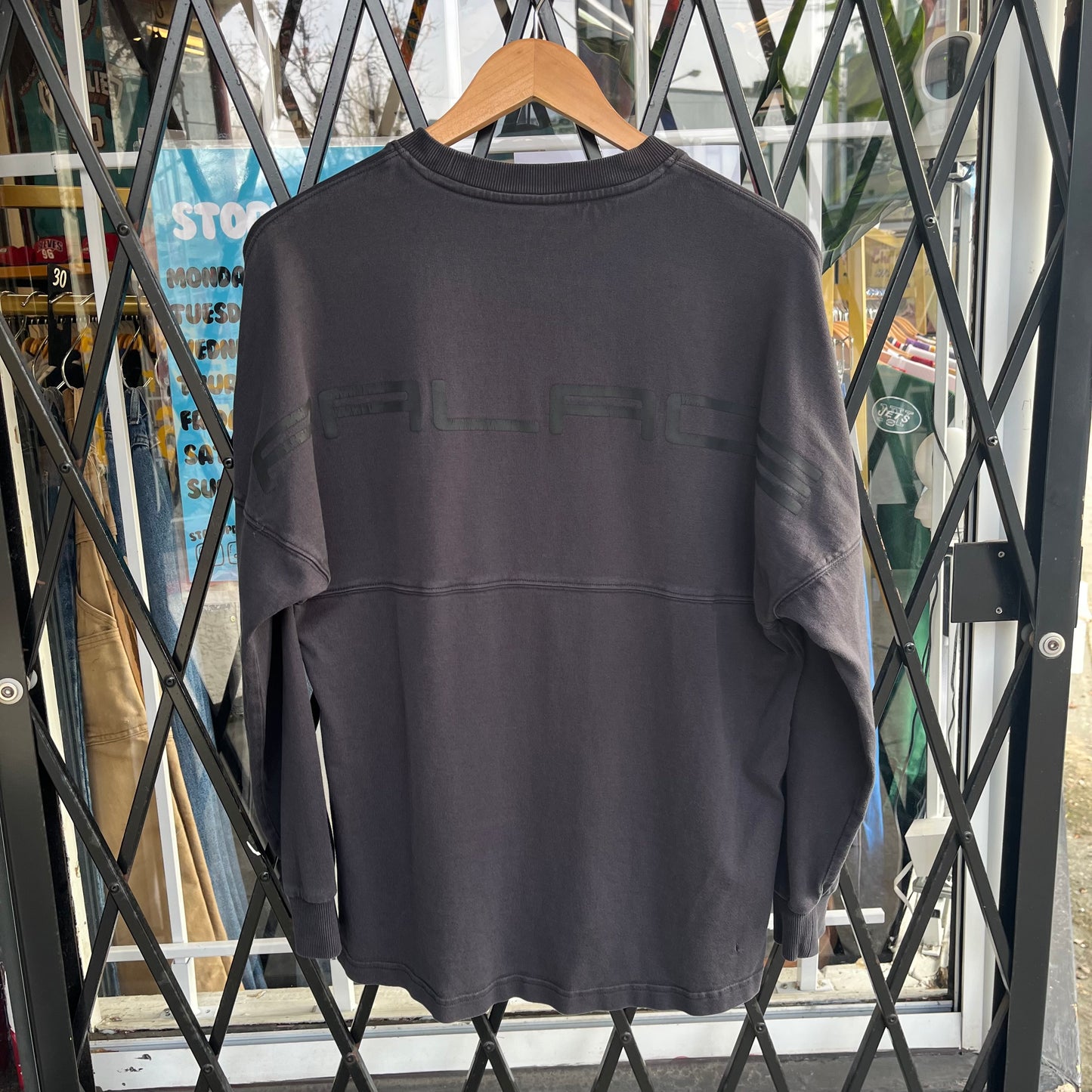 Palace Back Spell Out Long Sleeve - Size M