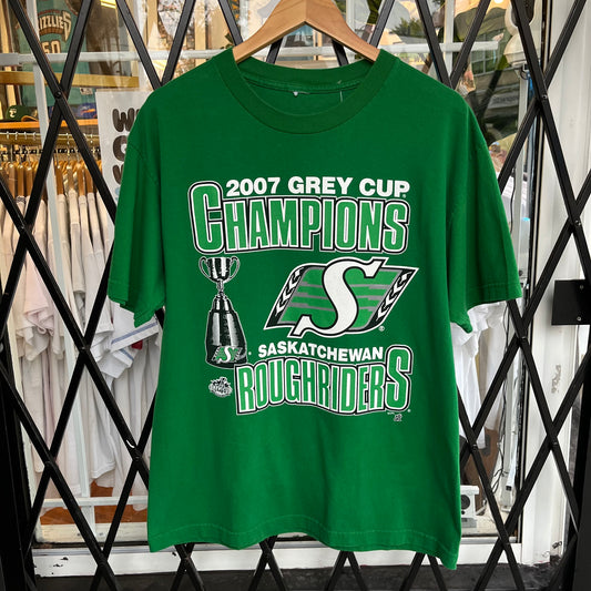 2007 Saskatchewan Roughriders Tee - Size L