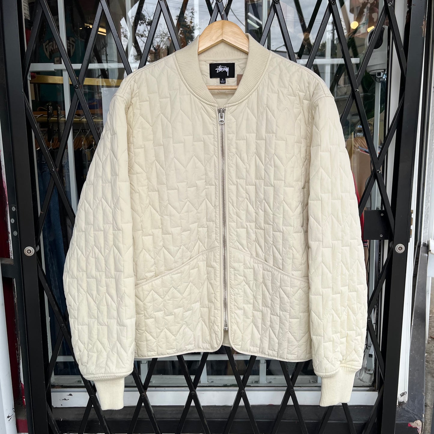 Stussy S Quilted Liner Jacket - Size L