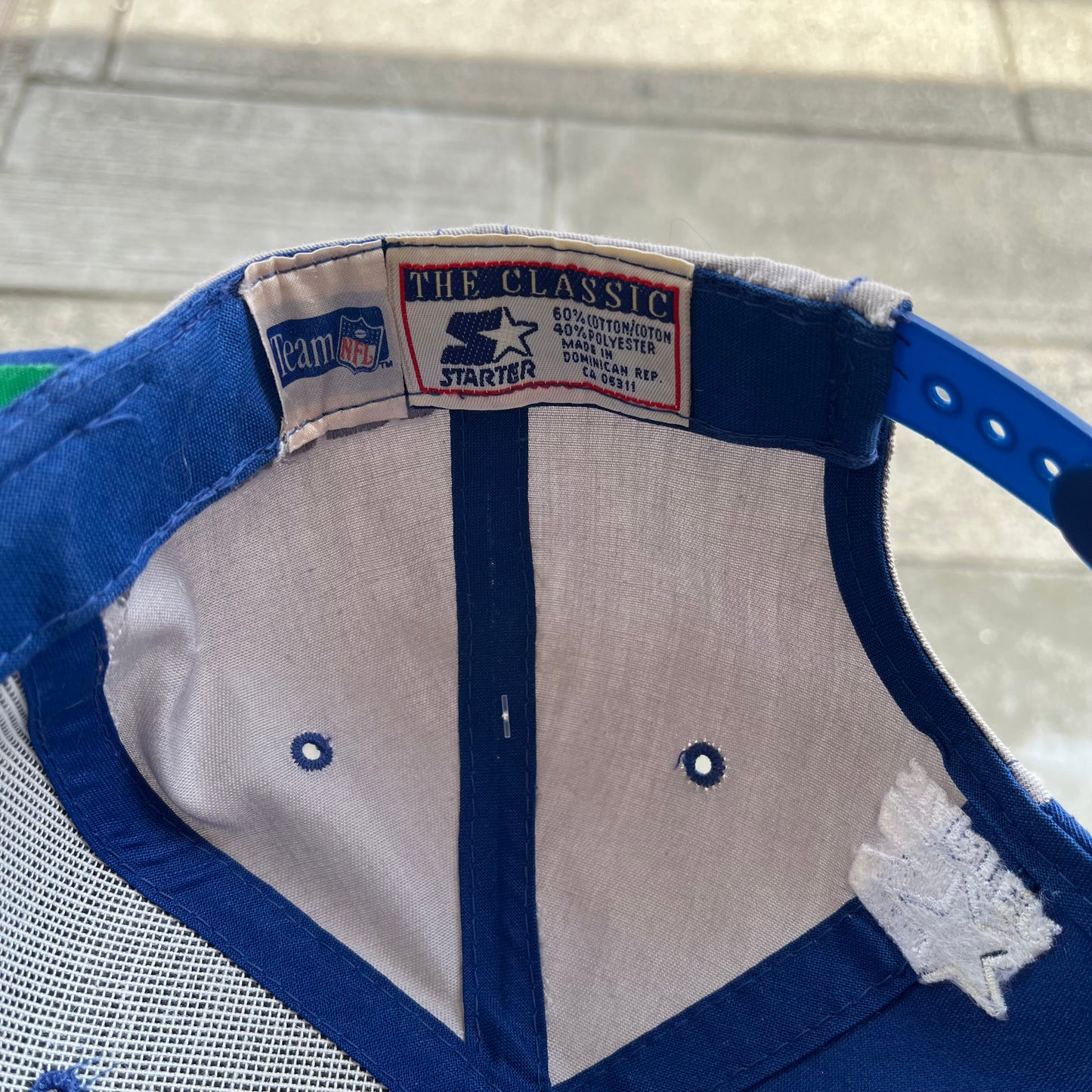 Vintage Starter Split Dallas Cowboys Snapback