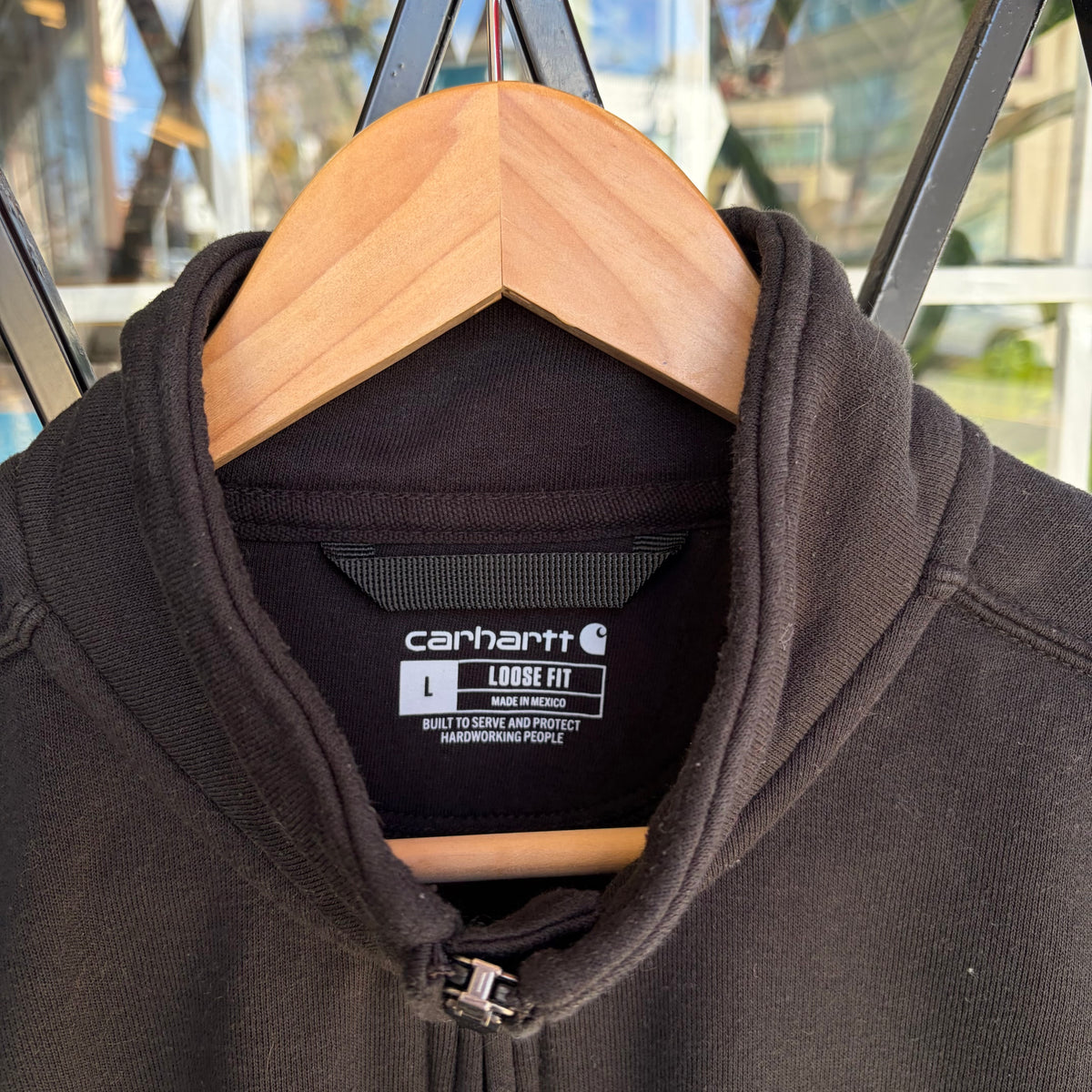 Carhartt Quarter Zip Sweater - Size L