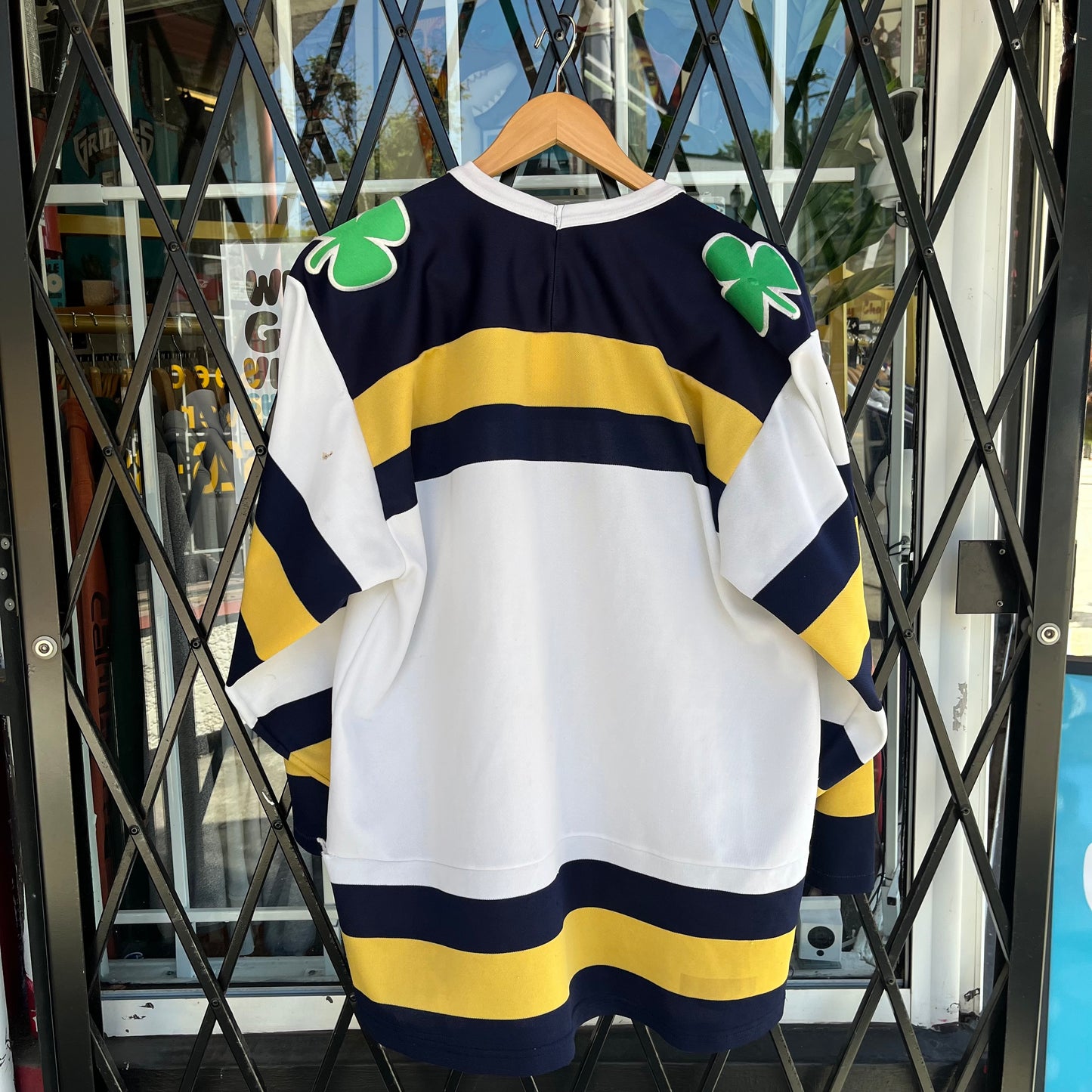 Vintage Notre Dame Hockey Jersey - Size L