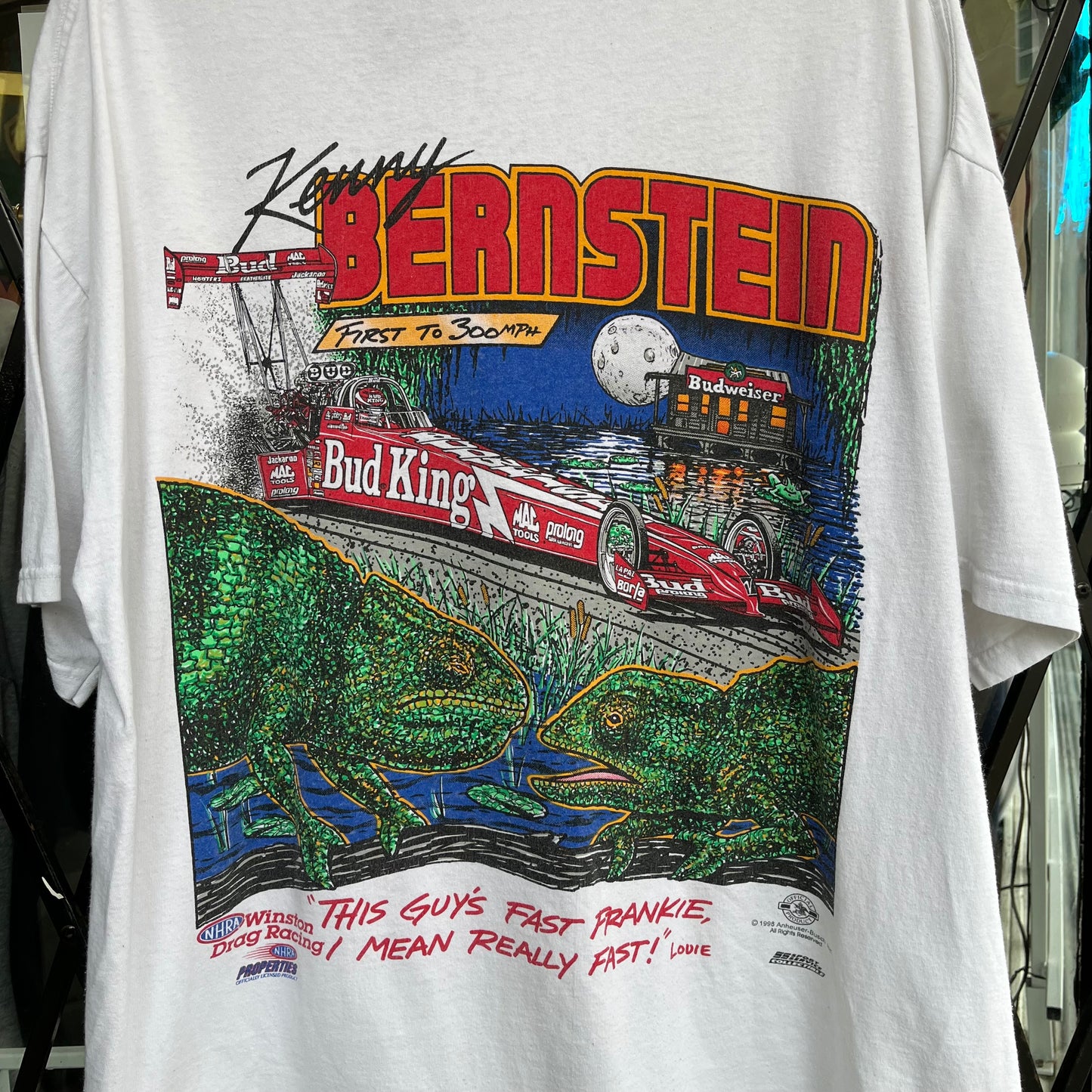 1998 Kenny Bernstein Budweiser Racing Tee - Size XL