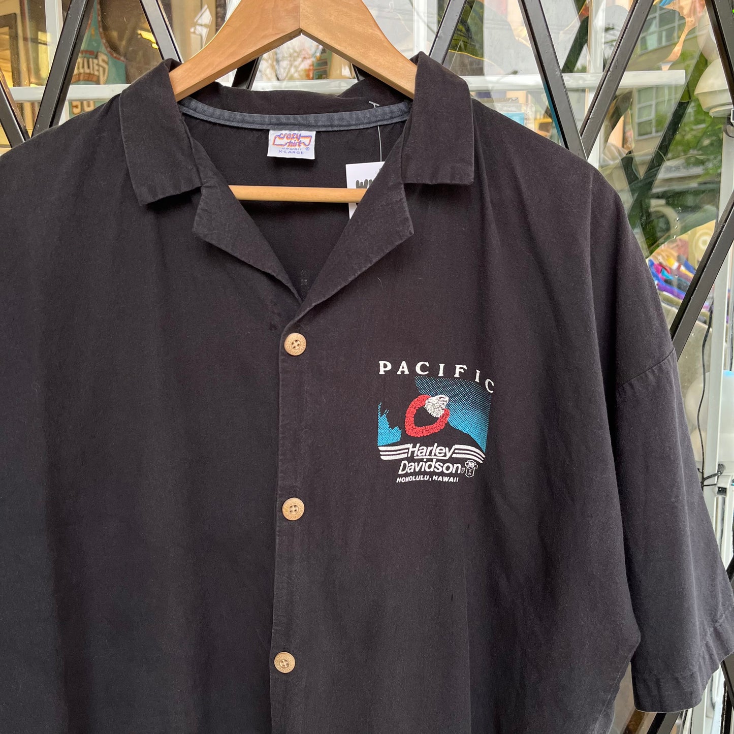 1980’s Harley Davidson Hawaii Button Up Shirt - Size XL