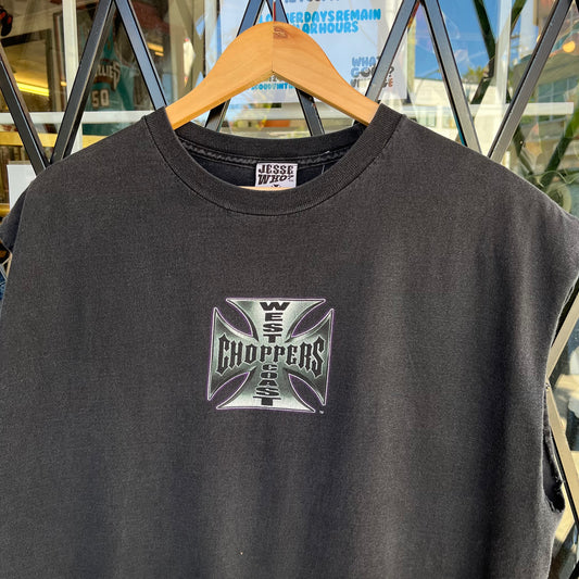 Vintage West Coast Choppers Cut Off Tee - Size XL