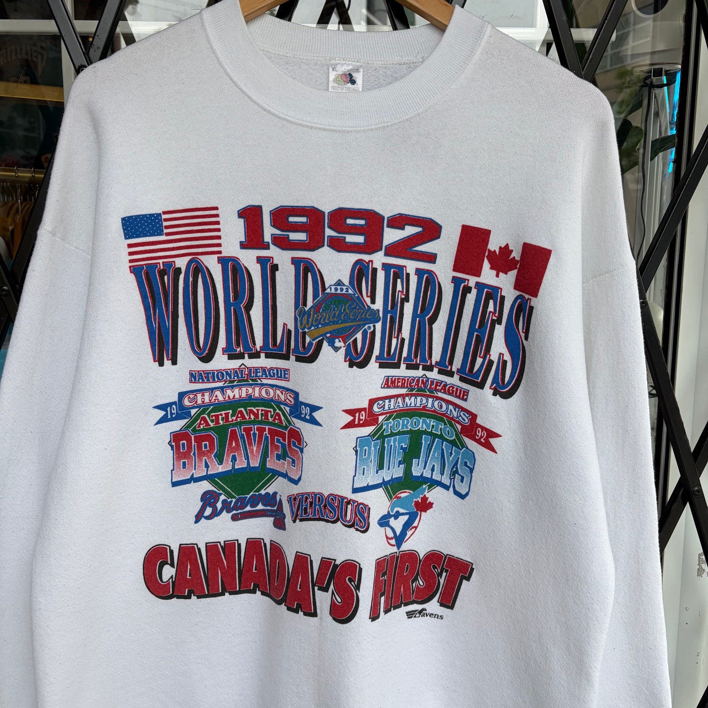 1992 Toronto Blue Jays World Series Champions Crewneck - Size XL
