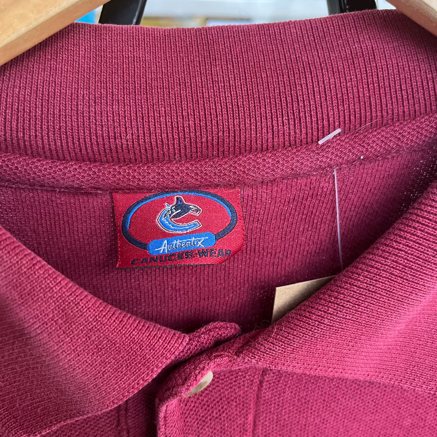 Vintage Canucks Polo Shirt - Size L