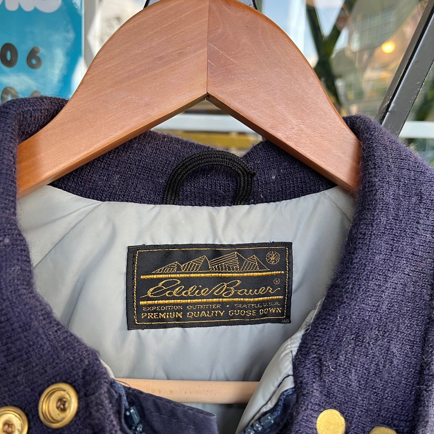 Vintage Eddie Bauer Goose Down Jacket - Size M