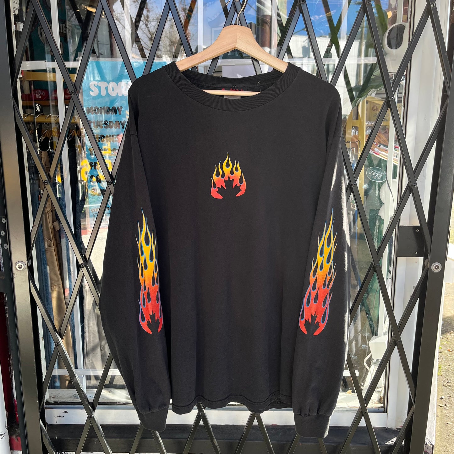 Vintage Canadian Flames Long Sleeve - Size XL