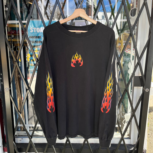Vintage Canadian Flames Long Sleeve - Size XL