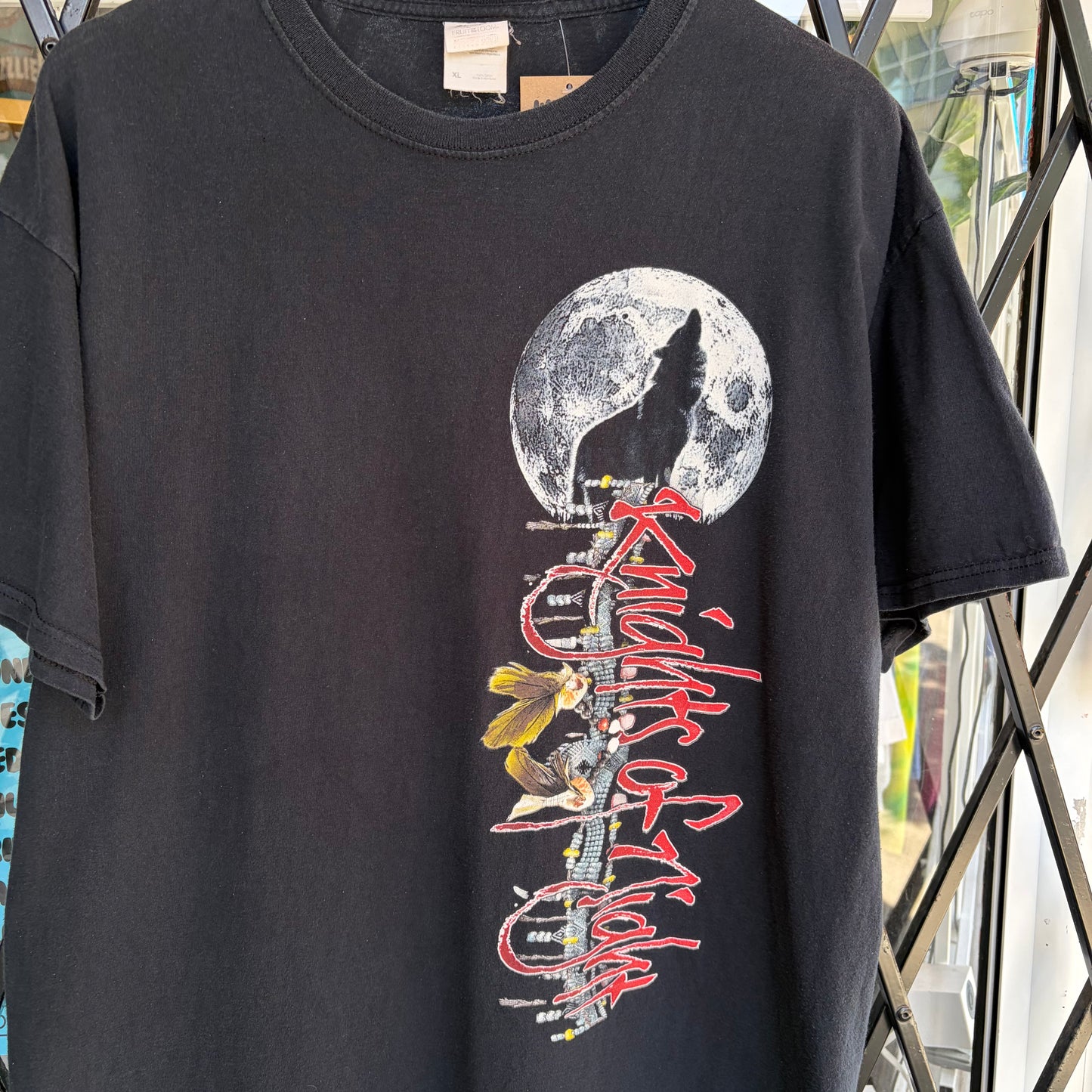 Vintage Knights of Night Wolf Pack Tee - Size XL