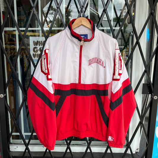 Vintage Starter Indiana University Hoosiers Pullover Windbreaker - Size L