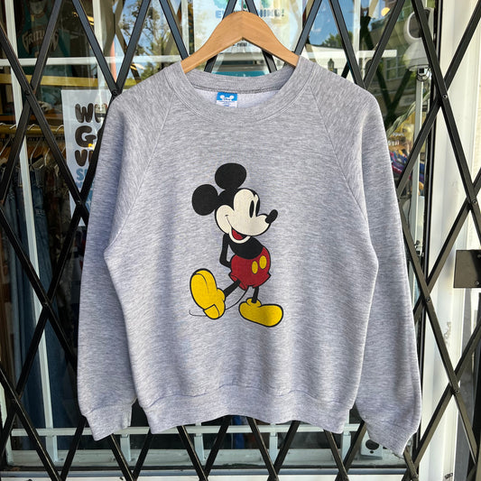 1980’S Disney Mickey Mouse Crewneck - Size L