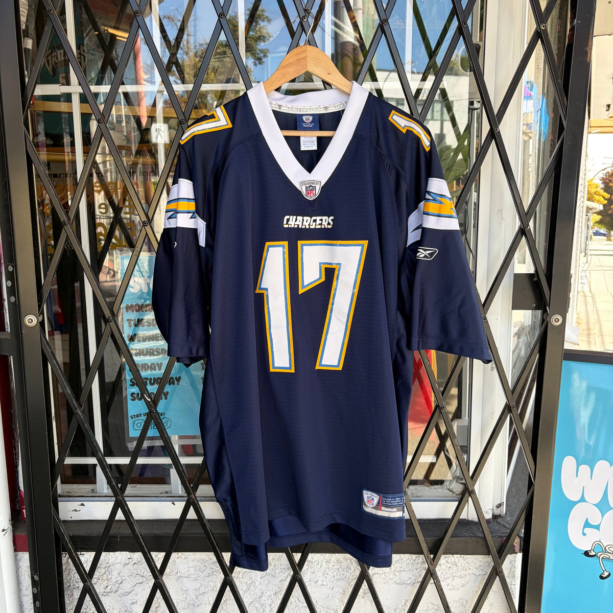 Vintage Reebok San Diego Chargers Philip Rivers Jersey - Size XL