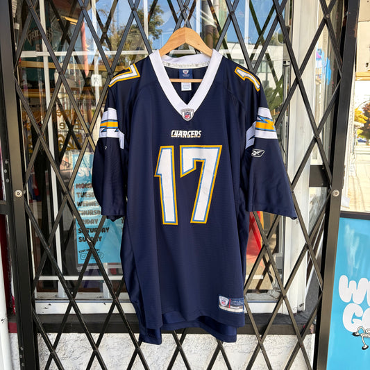 Vintage Reebok San Diego Chargers Philip Rivers Jersey - Size XL