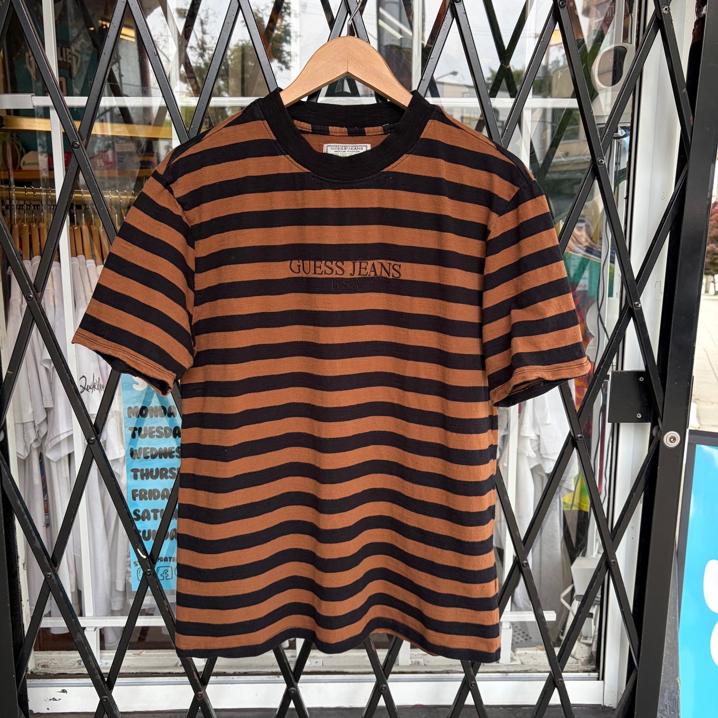 Guess Striped Tee - Size M