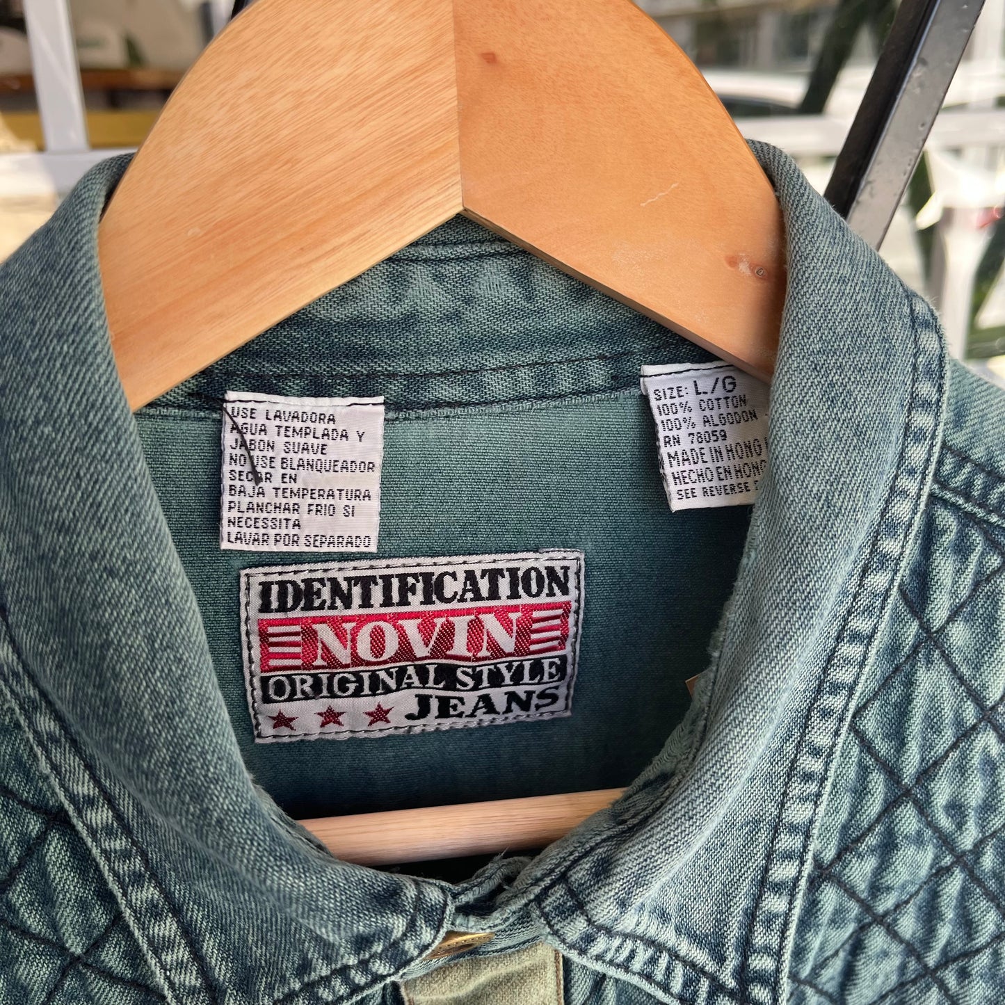 Vintage Novin Button Up Shirt - Size L