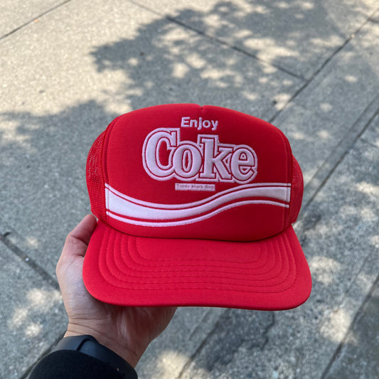 Vintage Coca Cola Trucker Hat