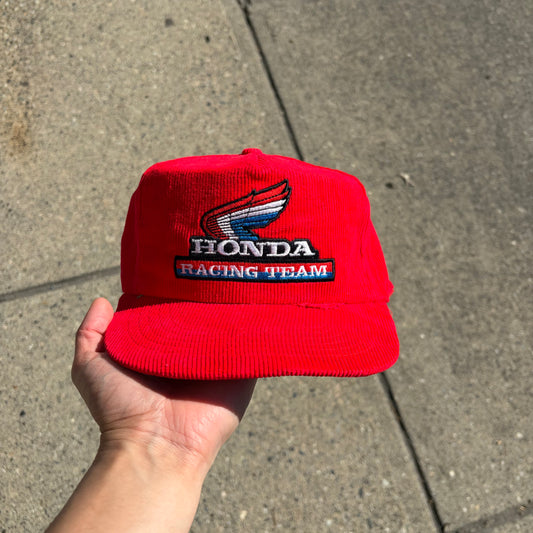 Vintage Honda Racing Team Corduroy SnapBack
