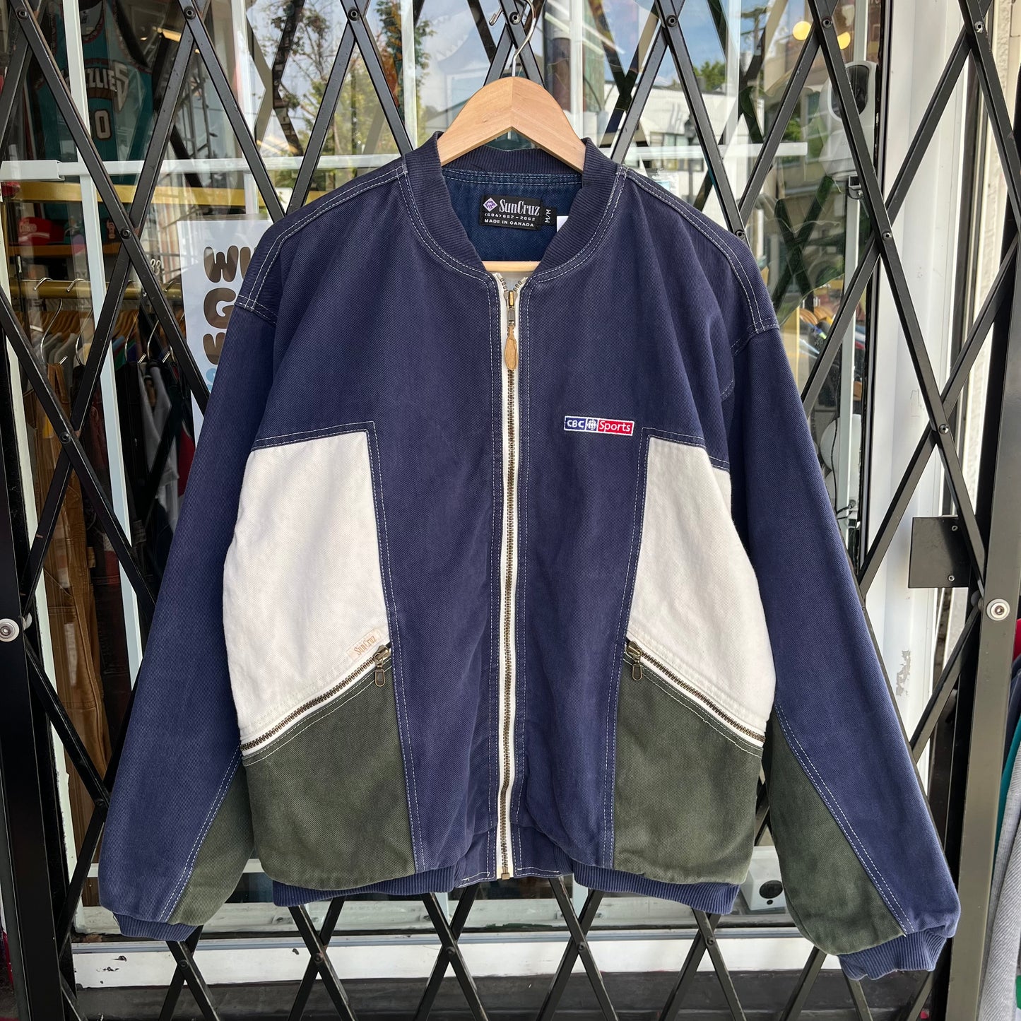 1994 Victoria Commonwealth Games CBC Sports Denim Jacket - Size M
